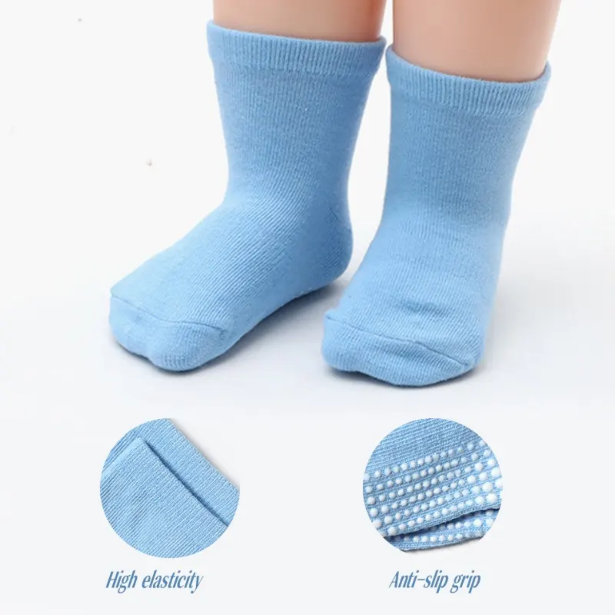 Gripsokken Megapack 25x Wit & Roze/Blauw