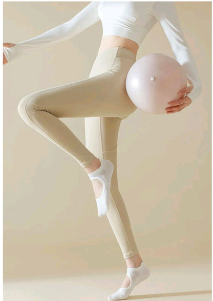 Yogasokken ballerina dames - katoen